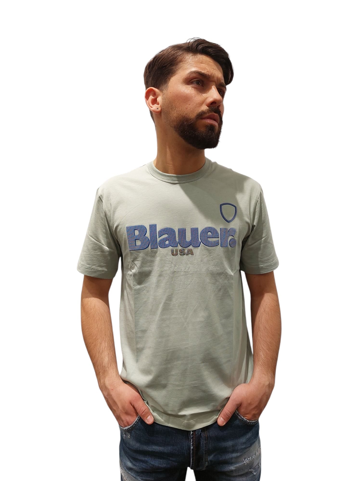 BLAUER T-SHIRT GOMMATA 3D FAVRE