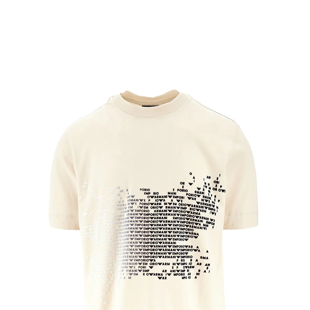 T-shirt in misto lyocell e cotone
