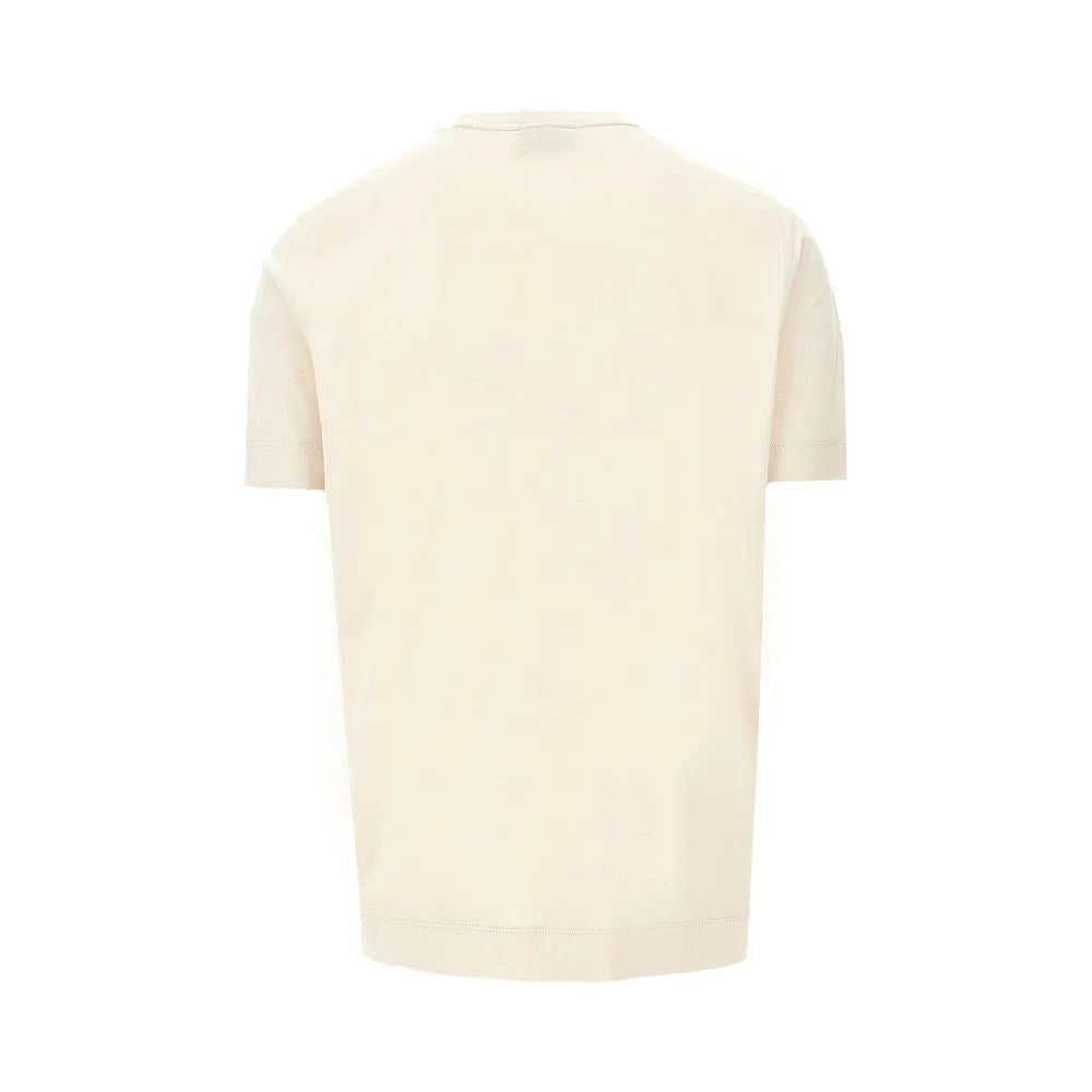 T-shirt in misto lyocell e cotone