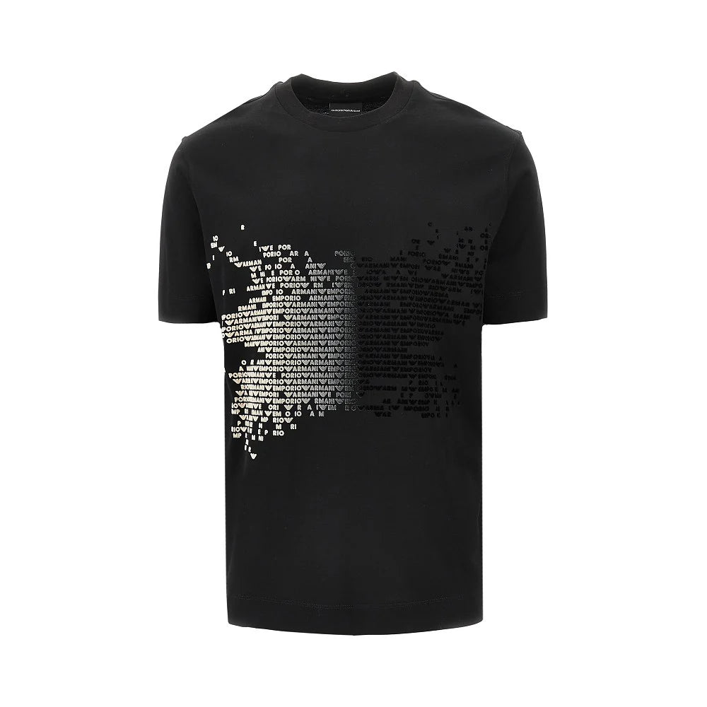 T-shirt in misto lyocell e cotone
