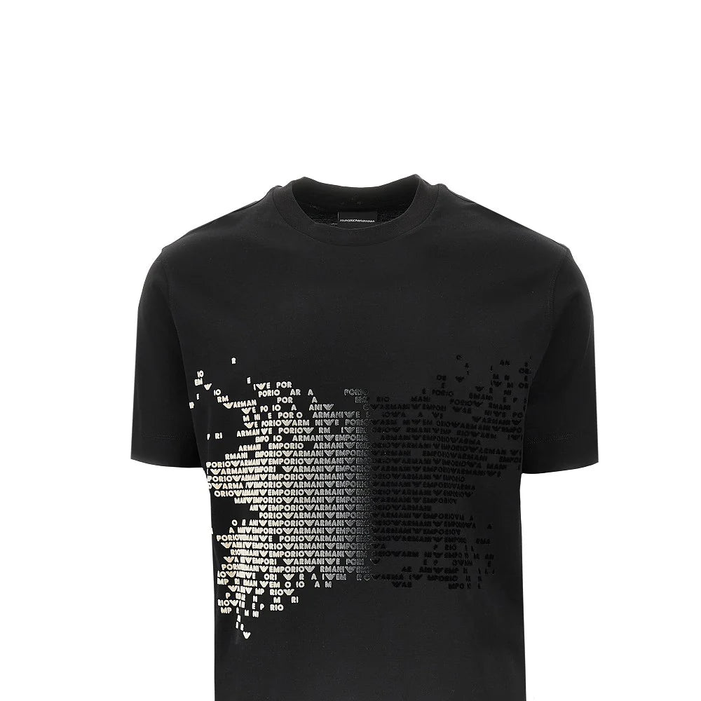 T-shirt in misto lyocell e cotone