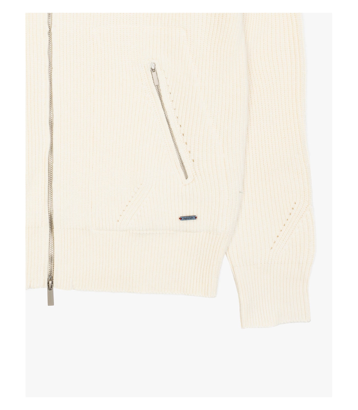 GIANNI LUPO Cardigan a costa inglese con zip