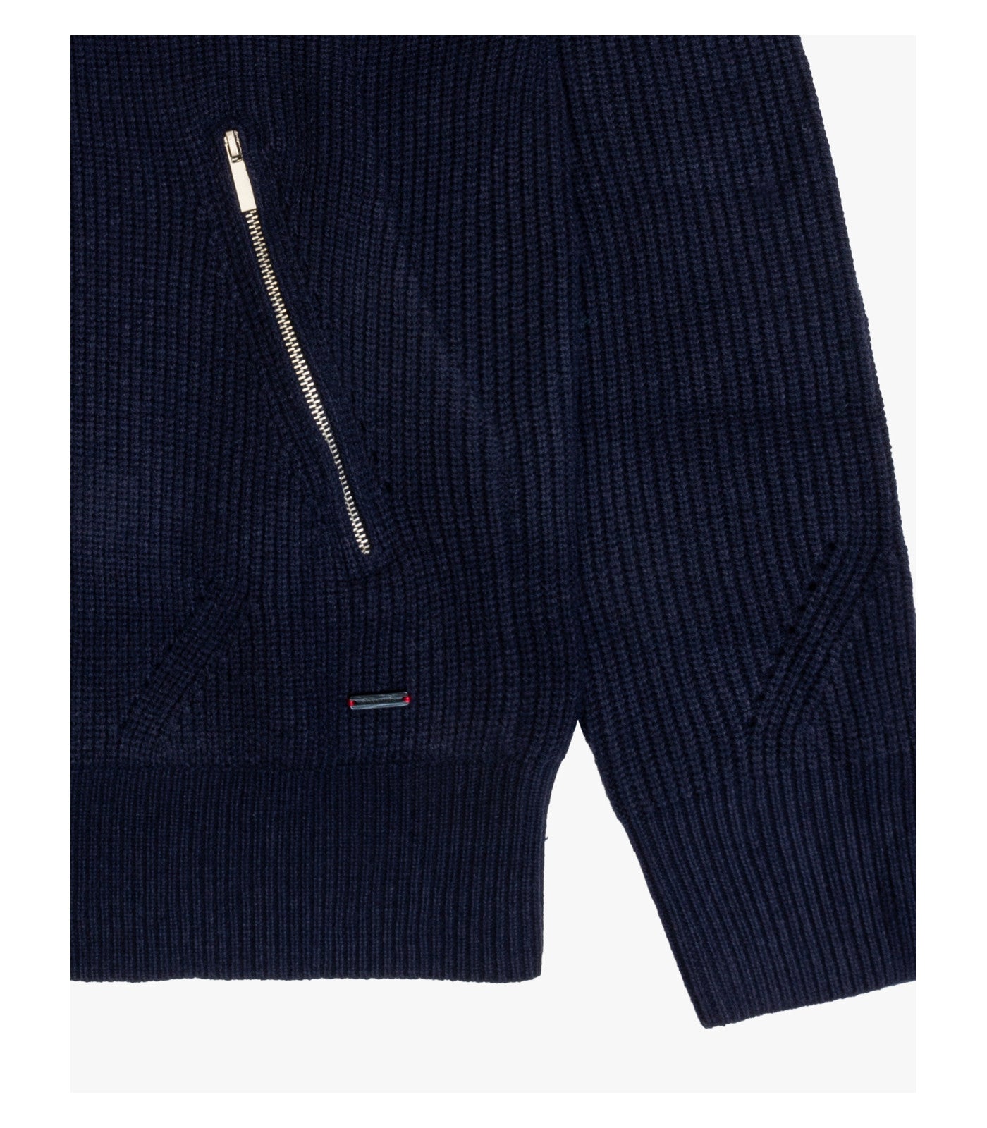 GIANNI LUPO Cardigan a costa inglese con zip