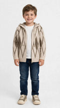 CARDIGAN CAPPUCCIO BRIAN RUSH KIDS ART:657