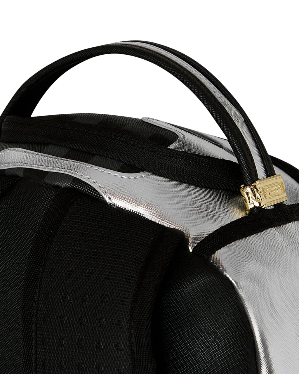 SILVER SIDE DRIP BLACK CHECK DLXSV BACKPACK