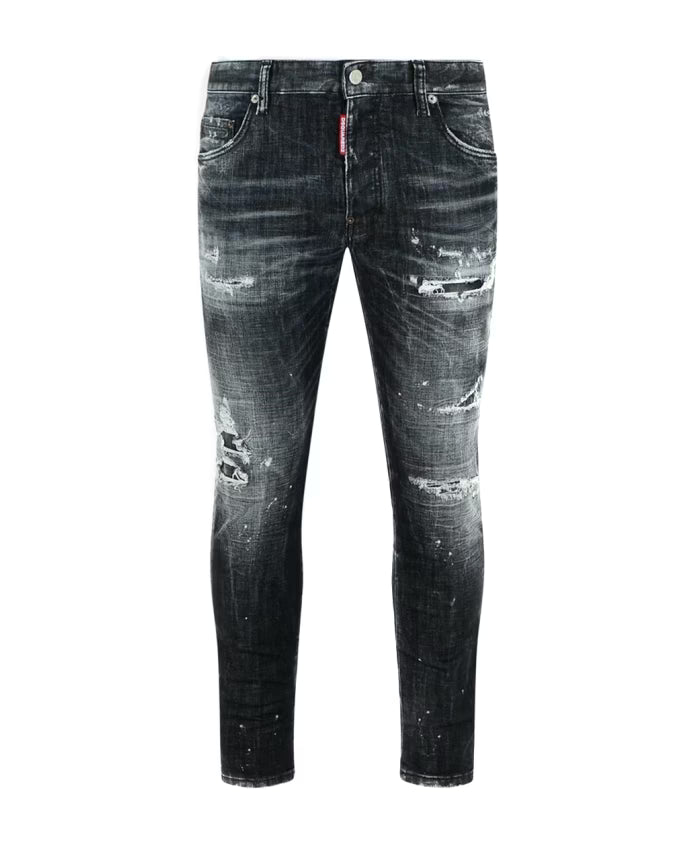 JEANS Black Rocky Mountains Wash Skater