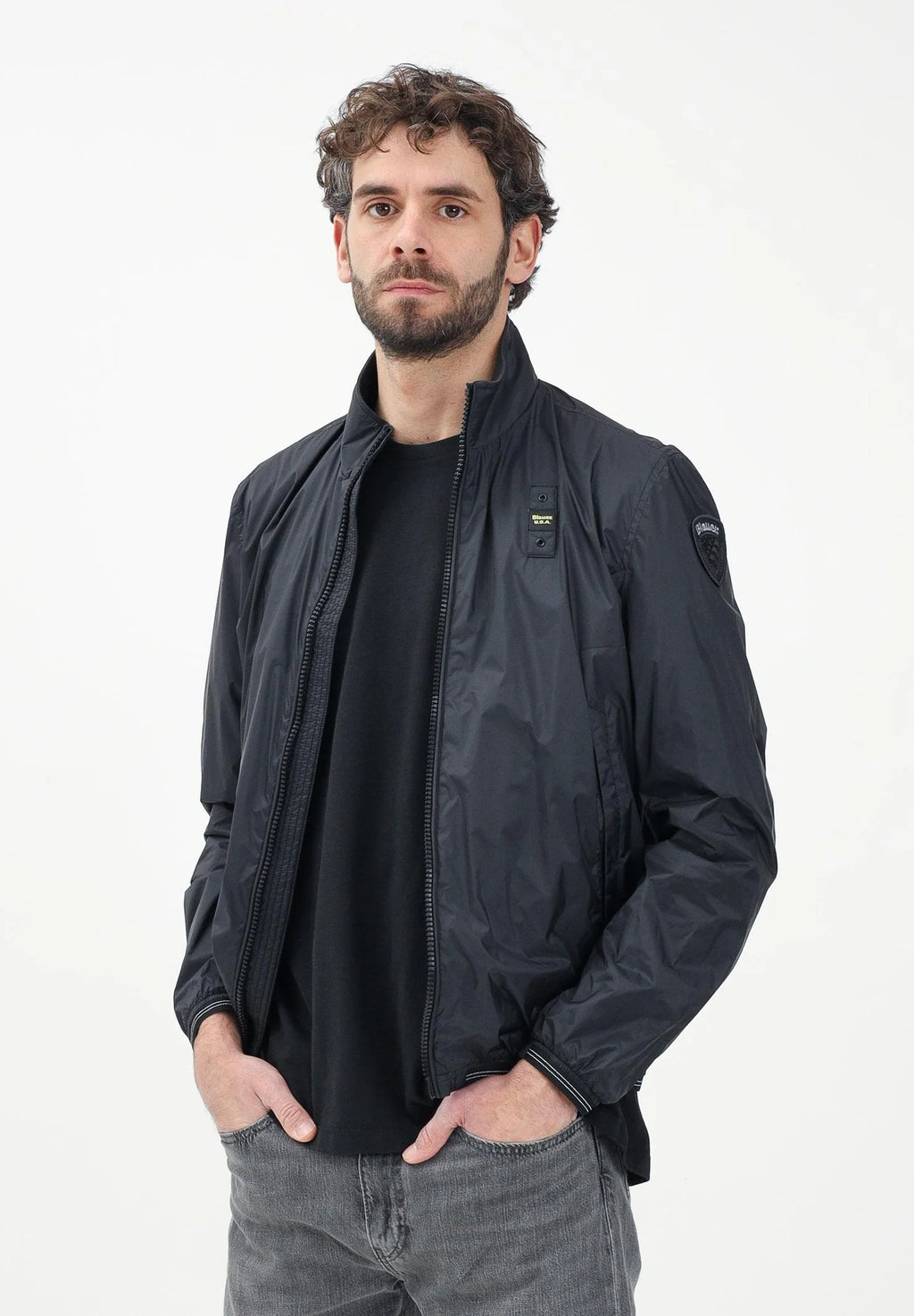 BLAUER  GIACCA A VENTO KERWIN