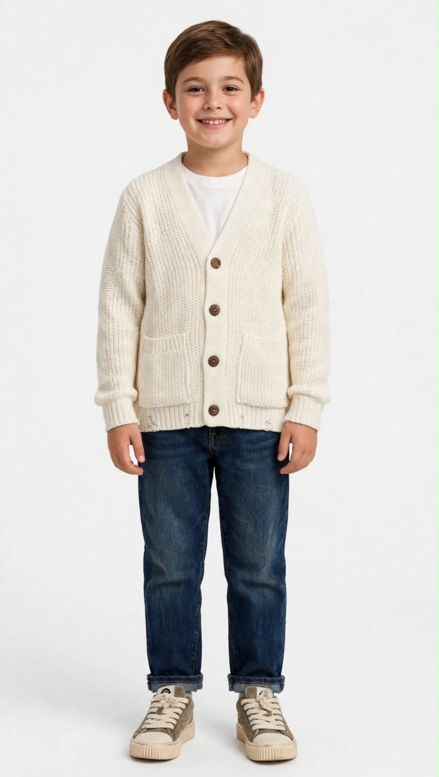 CARDIGAN BRIAN RUSH KIDS ART:532
