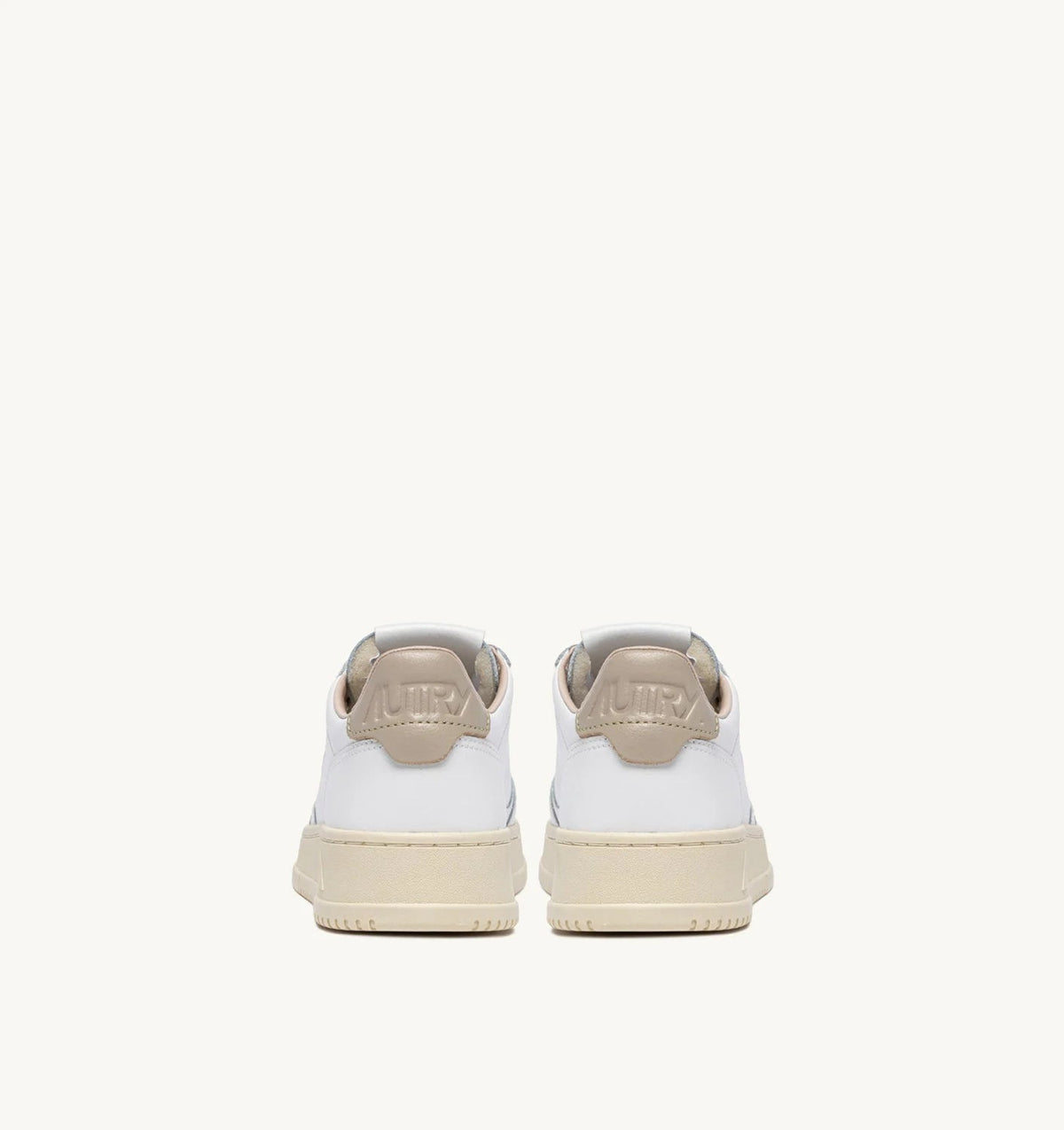 SNEAKERS MEDALIST LOW IN PELLE BIANCA E FEATHER GRAY