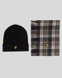 LYLE&SCOTT Lambswool Blend Scarf and Beanie Set