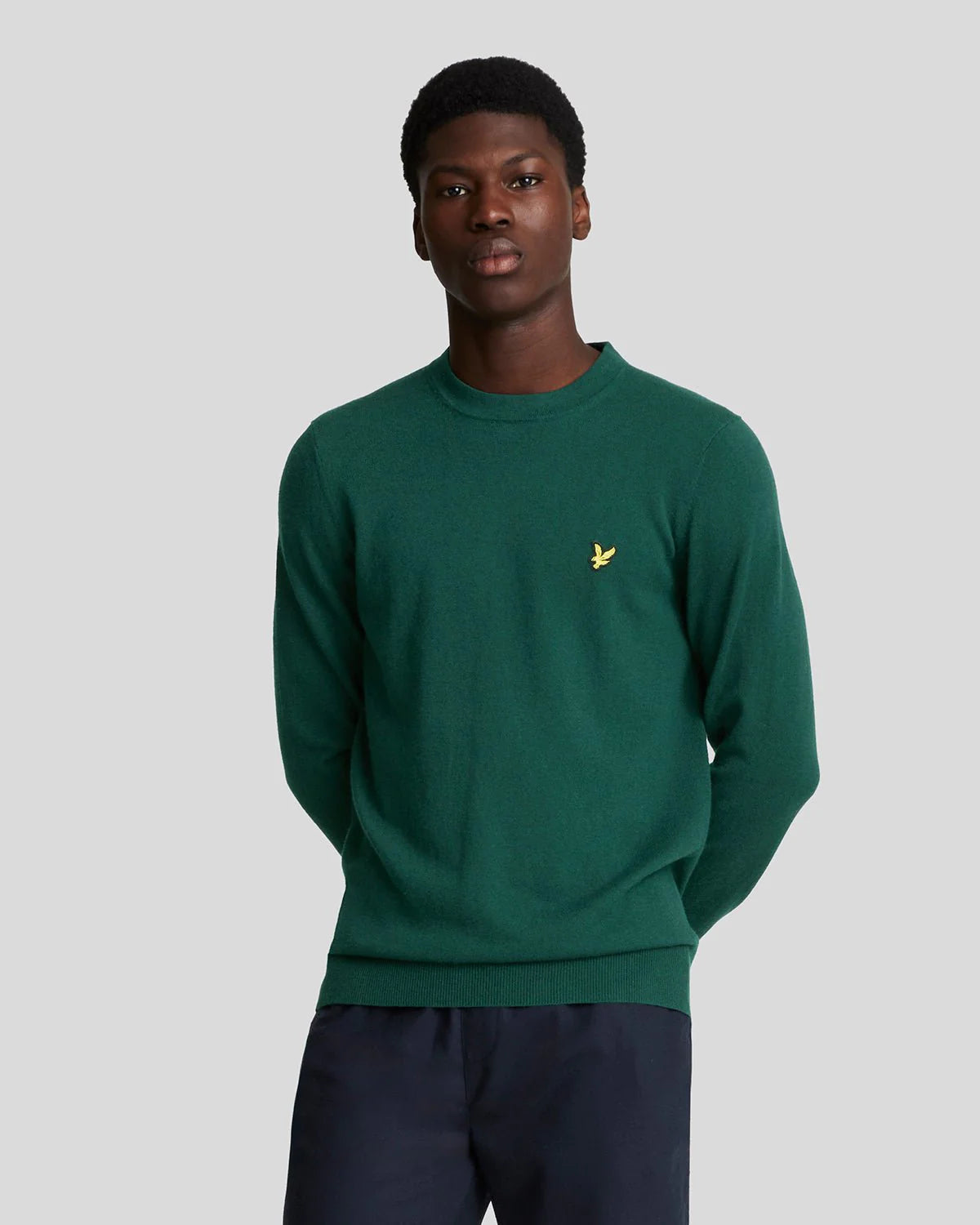 Cotton Merino Crew Neck Jumper