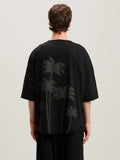 PALM ANGELS T-shirt con stampa palme oversize