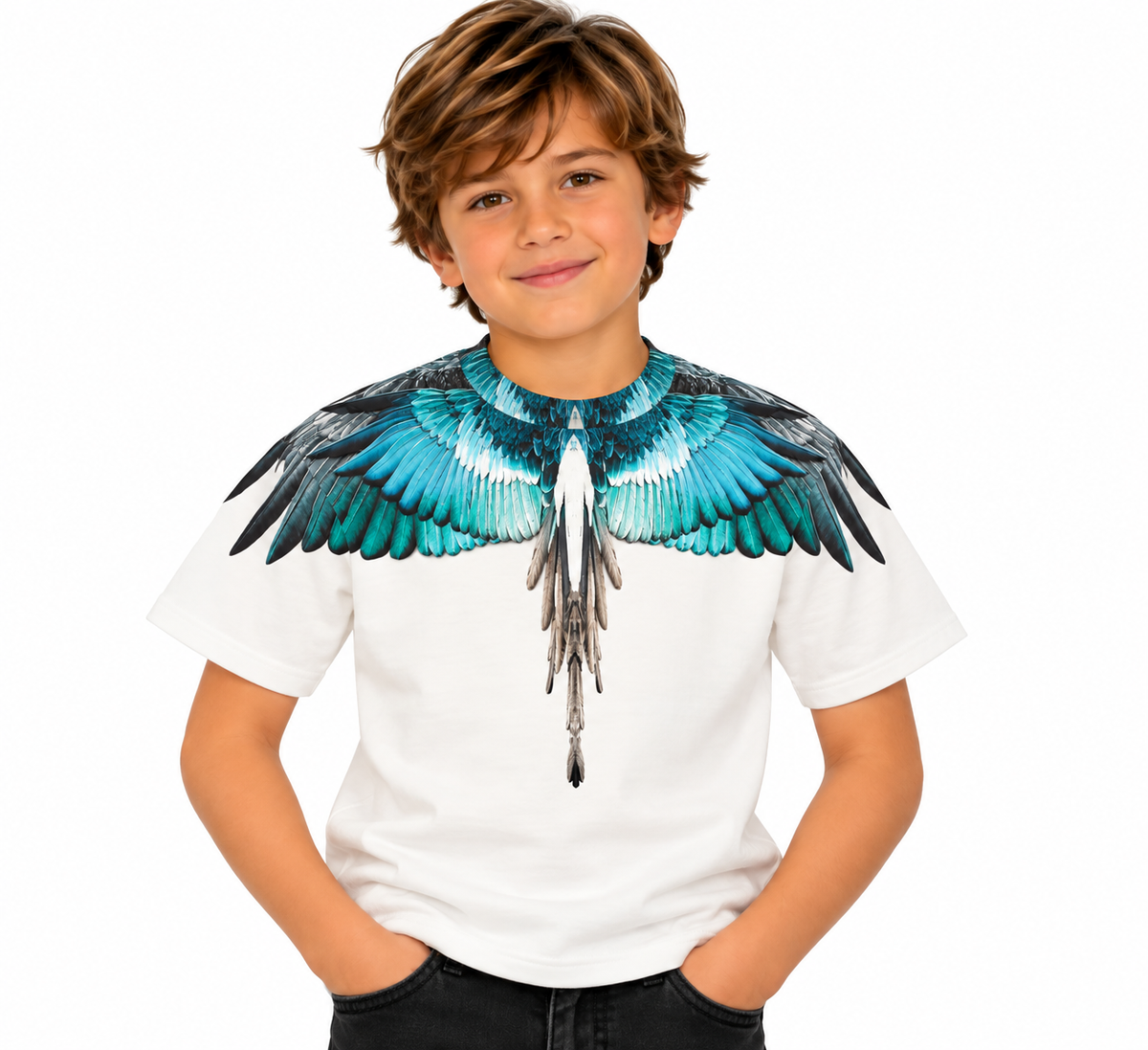 T-SHIRT MARCELO BURLON KIDS ART:034