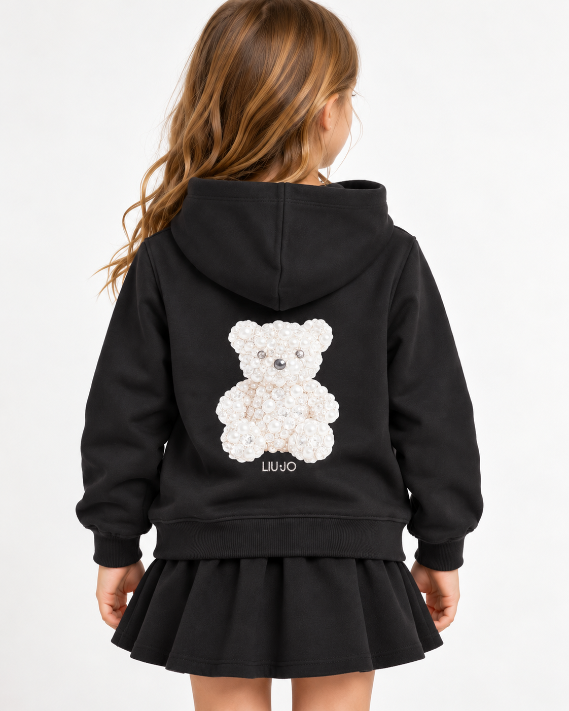 FELPA CON CAPPUCCIO LIU.JO KIDS ART:FS326