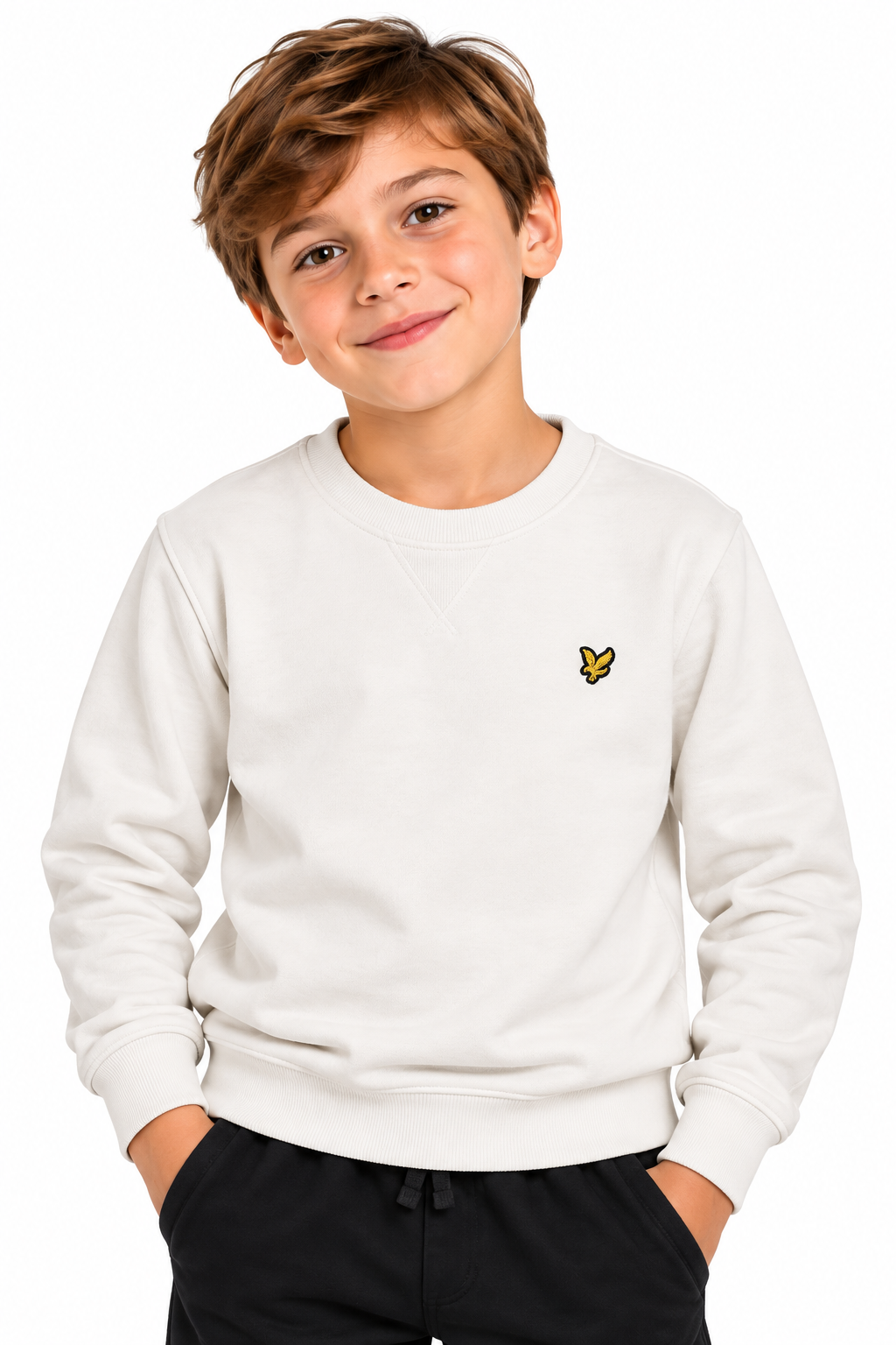 FELPA GIROCOLLO LYLE&SCOTT KIDS  ART:2500