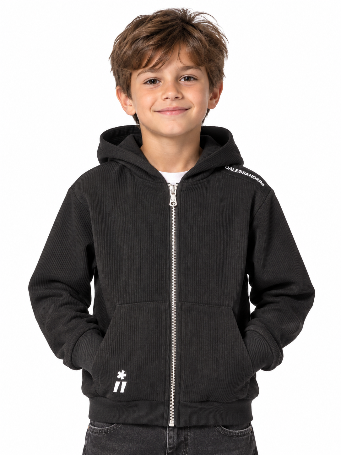 FELPA CON ZIP D.ALESSANDRINI KIDS ART:291
