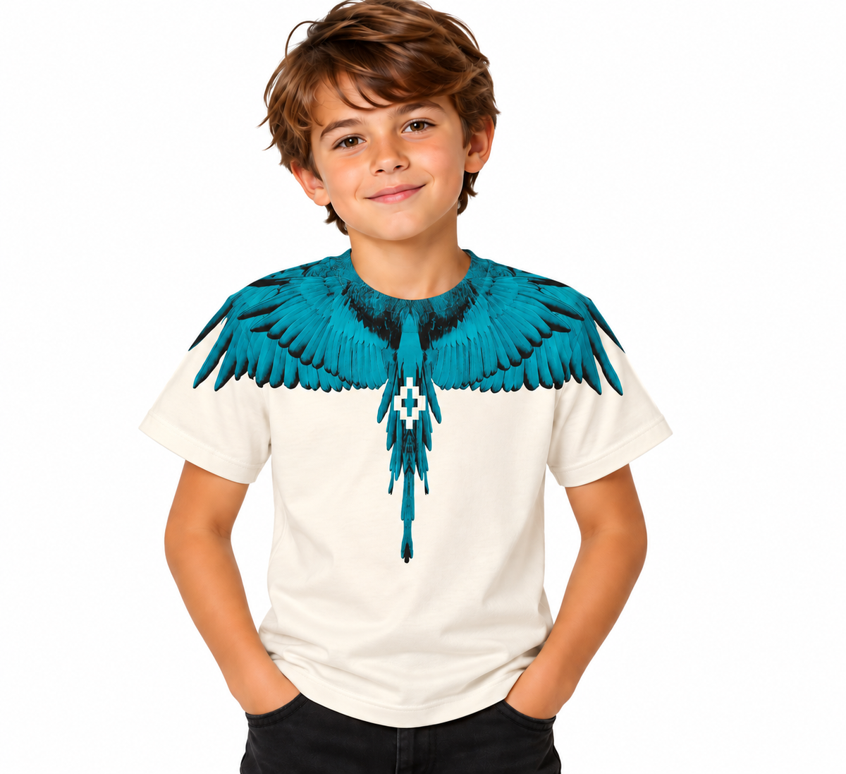 T-SHIRT MARCELO BURLON KIDS ART:134
