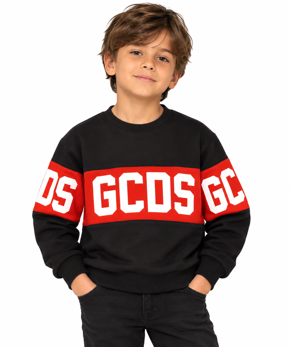 FELPA GIROCOLLO GCDS ART:584
