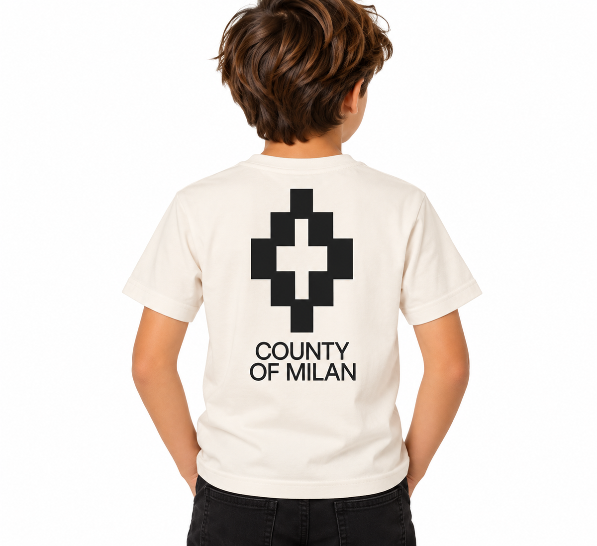 T-SHIRT MARCELO BURLON KIDS ART:049
