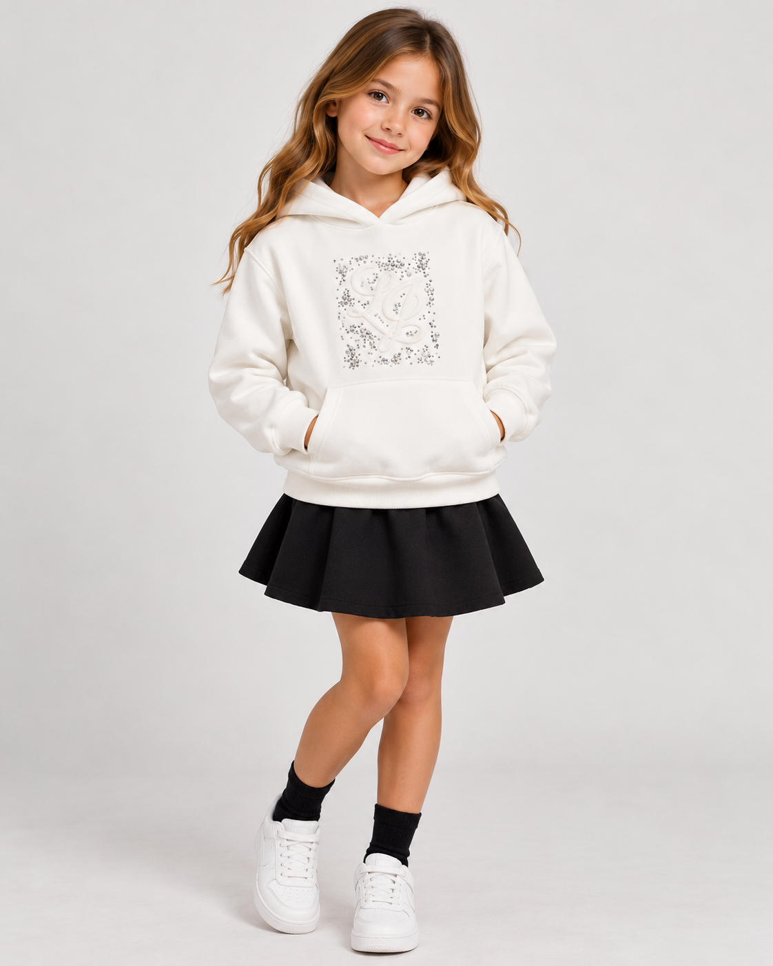 FELPA CON CAPPUCCIO LIU-JO KIDS ART:FS724