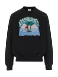FELPA CASABLANCA EMBROIDERED SWEATSHIRT