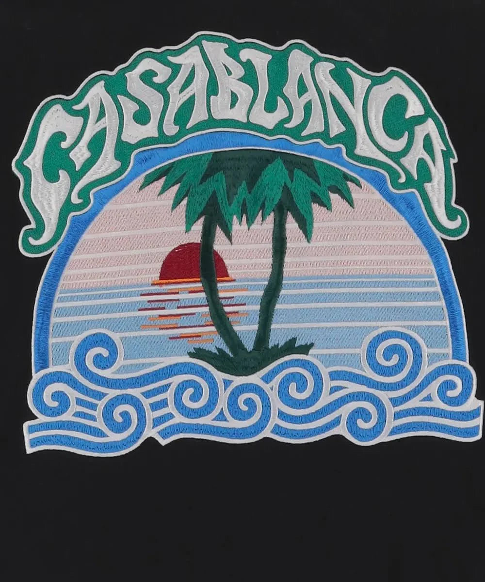 FELPA CASABLANCA EMBROIDERED SWEATSHIRT