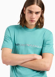 EMPORIO ARMANI T-shirt in jersey Pima con ricamo logo
