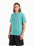 EMPORIO ARMANI T-shirt in jersey Pima con ricamo logo