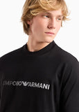 EMPORIO ARMANI T-shirt in jersey Pima con ricamo logo