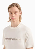 EMPORIO ARMANI T-shirt in jersey Pima con ricamo logo