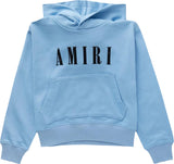 Amiri felpa hoodie baby blue