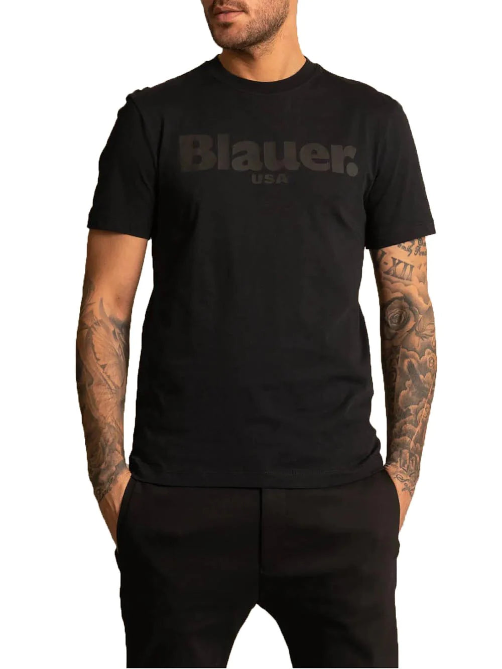BLAUER T-SHIRT UOMO NERO