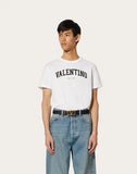 T-SHIRT IN COTONE CON STAMPA VALENTINO